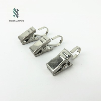 Factory direct sale stainless steel metal clip, curtain accessories fixing clip